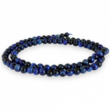 Sirag Agate Cat Eye Albastru 4mm - Img 2
