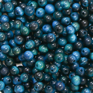 Agate Cat Eye Turcoaz 4MM - Img 2