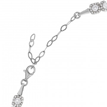 Bratara Angel Cubic Collection din argint 925 cu cristale - Img 3