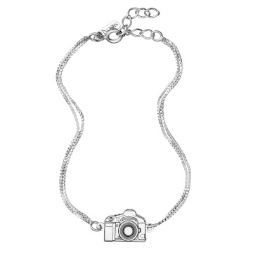 Bratara dubla tip BOX cu Photography din Argint 925