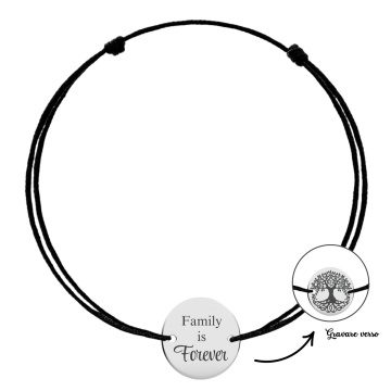 Brățară Family Is Forever cu Banut din Argint 925