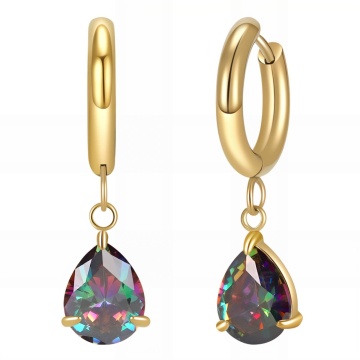 Cercei Stellar din Inox placat cu AUR 18K