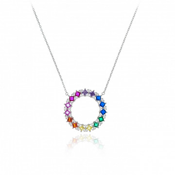 Colier din argint 925 Rainbow 5.26g