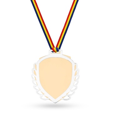 Medalie Laureate MIX1 din Argint 925 - Img 2