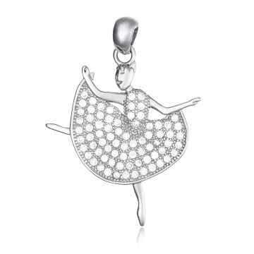 Pandantiv Dancing Queen din argint 925 2.3g