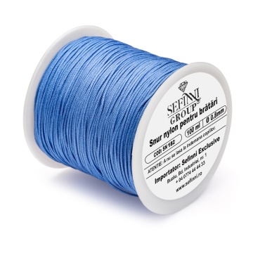 Rola snur 100m x 0.8mm - albastru deschis - Img 1