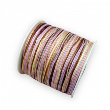 Rola snur 100m x 0.8mm - multicolor nude - Img 2