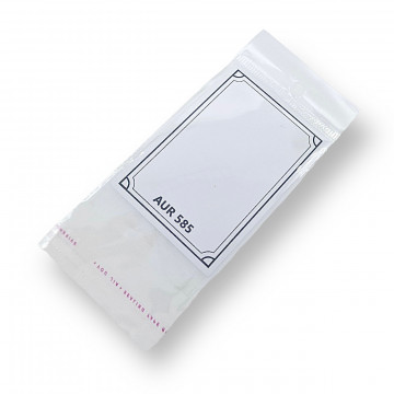 Set 50 ambalaje (carton+folie) 8x5.5cm AUR 585 - Img 2