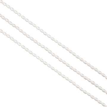 Sirag Perle Mallorca bob de orez 3.5mm - alb perlat
