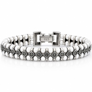 Bratara Vintage Pearls din Argint 925