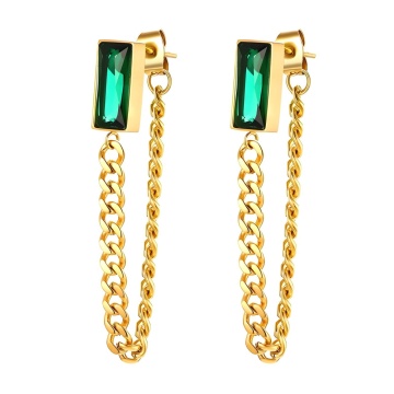 Cercei Elysian din Inox placat cu AUR 18K