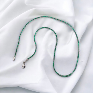 Colier din argint 925 6g - Tennis Green Collection - Img 4