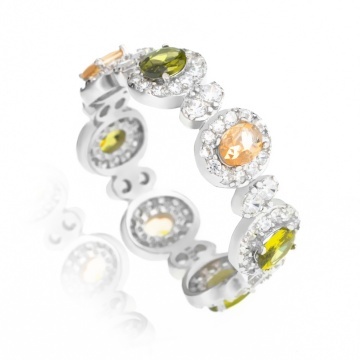 Inel din Argint 925 Multicolor Light 3.10g