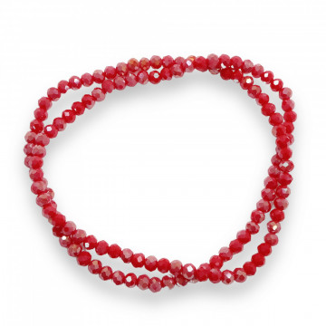 Șirag cristale 4 mm Blood Red AB șirag Aprox 130 buc - Img 2