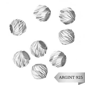 Bila Argint 925 Slash - Diamond CUT 5mm - Img 1