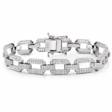 Bratara Midnight Glow din argint 925 cu cristale - Img 2