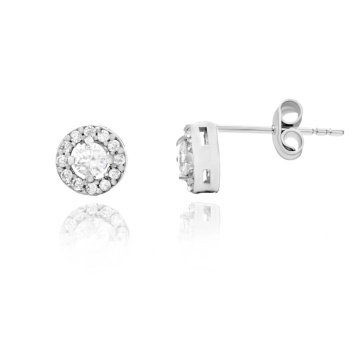 Cercei din argint 925 cu cristale Angel Collection - Img 1