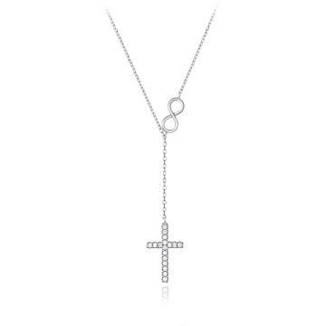 Colier din argint 925 cu cristale Infinite Faith