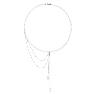 Colier Forever in Love din Argint 925 si perle naturale de cultura - Img 2