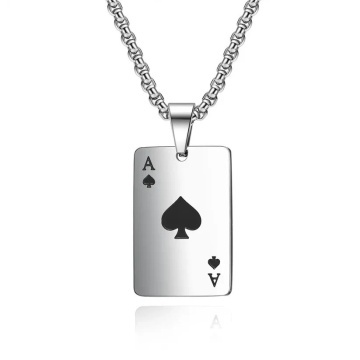 Lanț Bărbătesc Poker - din Inox 70cm