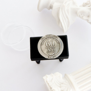 Moneda Comemorativa din Argint 2.5cm - gravura 3D Fata&Verso - Img 4