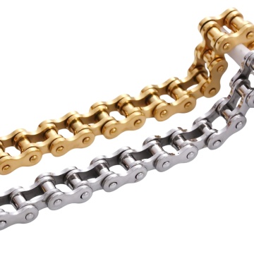 Brățara Chain din Inox placată cu AUR 18K - pentru barbati - Img 2
