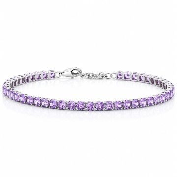 Bratara Purple Ice tip Tennis din argint 925