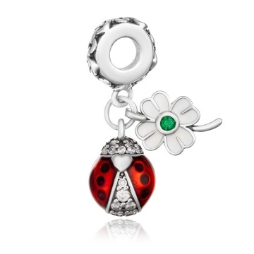 Charm din Argint 925 LadyBug 4.59g