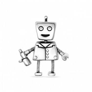 Charm din Argint 925 Robotik 2.67g