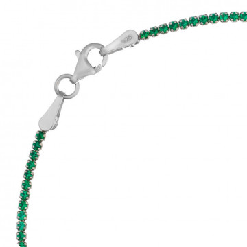 Colier din argint 925 6g - Tennis Green Collection - Img 5