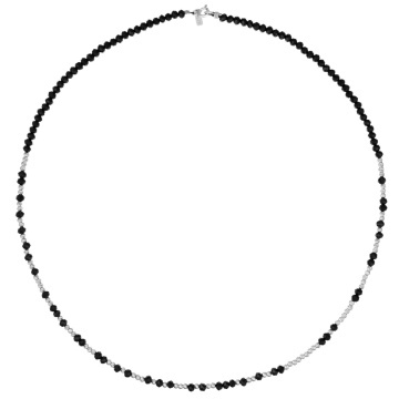 Colier Morse Code din Argint 925 - Img 2