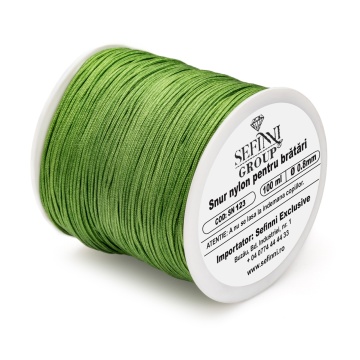 Rola snur 100m x 0.8mm - verde army - Img 1