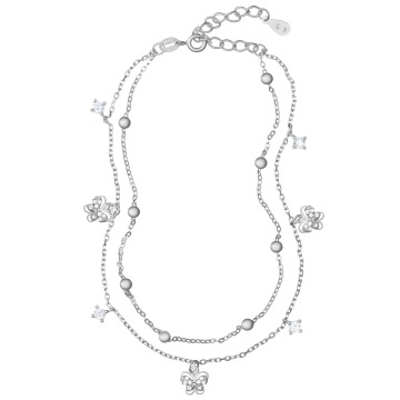 Bratara Shimmering Charms din Argint 925 pentru picior
