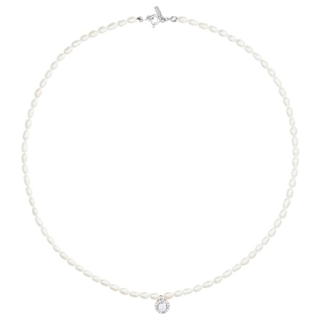 Colier Angel Rice Pearls din Argint 925 cu Perle de Cultura - Img 2