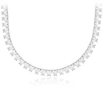 Colier din argint 925 cu cristale Cupid Premium