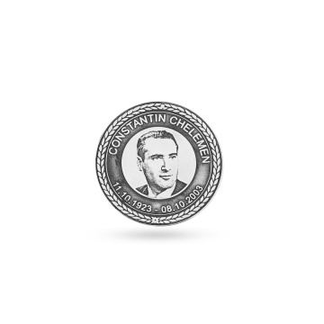 Moneda Comemorativa 3cm din Argint 925 - Img 1