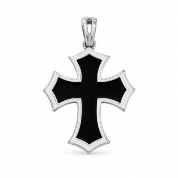 Pandantiv Archangel din argint 925 si email 3.90g
