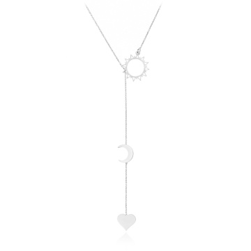 Colier Sun Moon Love din Argint 925
