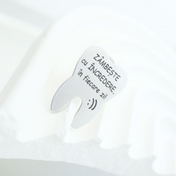 Pin Personalizat din Argint 925 - Dentist / Stomatolog - Img 2
