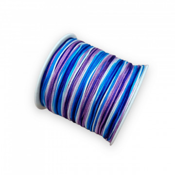 Rola snur 100m x 0.8mm - multicolor albastru - Img 2