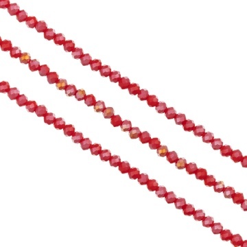 Șirag cristale 4 mm Blood Red AB șirag Aprox 130 buc - Img 3