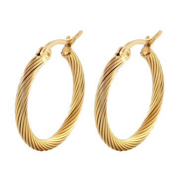 Cercei Selection din Inox placati cu AUR 18K