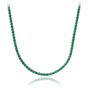 Colier din argint 925 6g - Tennis Green Collection