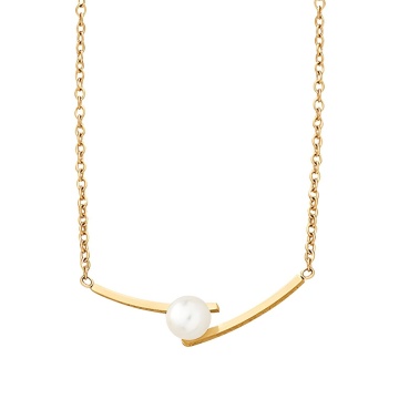 Colier Ocean din Inox placat cu AUR 18K