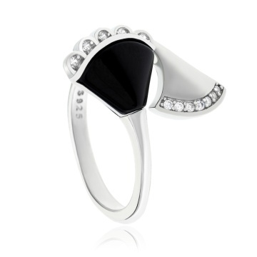 Inel din Argint 925 Little Black Dress 3.8g