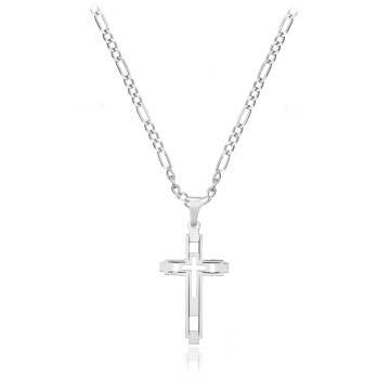 Lănțișor cu pandantiv Men Faith din Argint 925