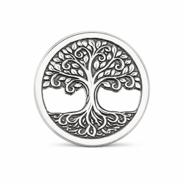 Pin personalizat din Argint 925 - Copacul Vieții