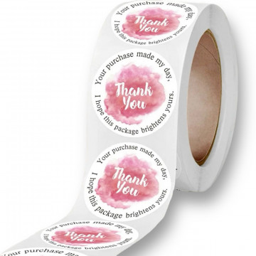 Sticker - Thank you Pink Edition / bucata