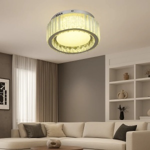Candelabru LED Elegantă cu Cristale 56W - "Marenda"