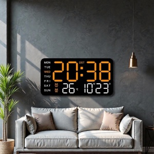 Ceas digital de masa si de perete cu afisaj LED